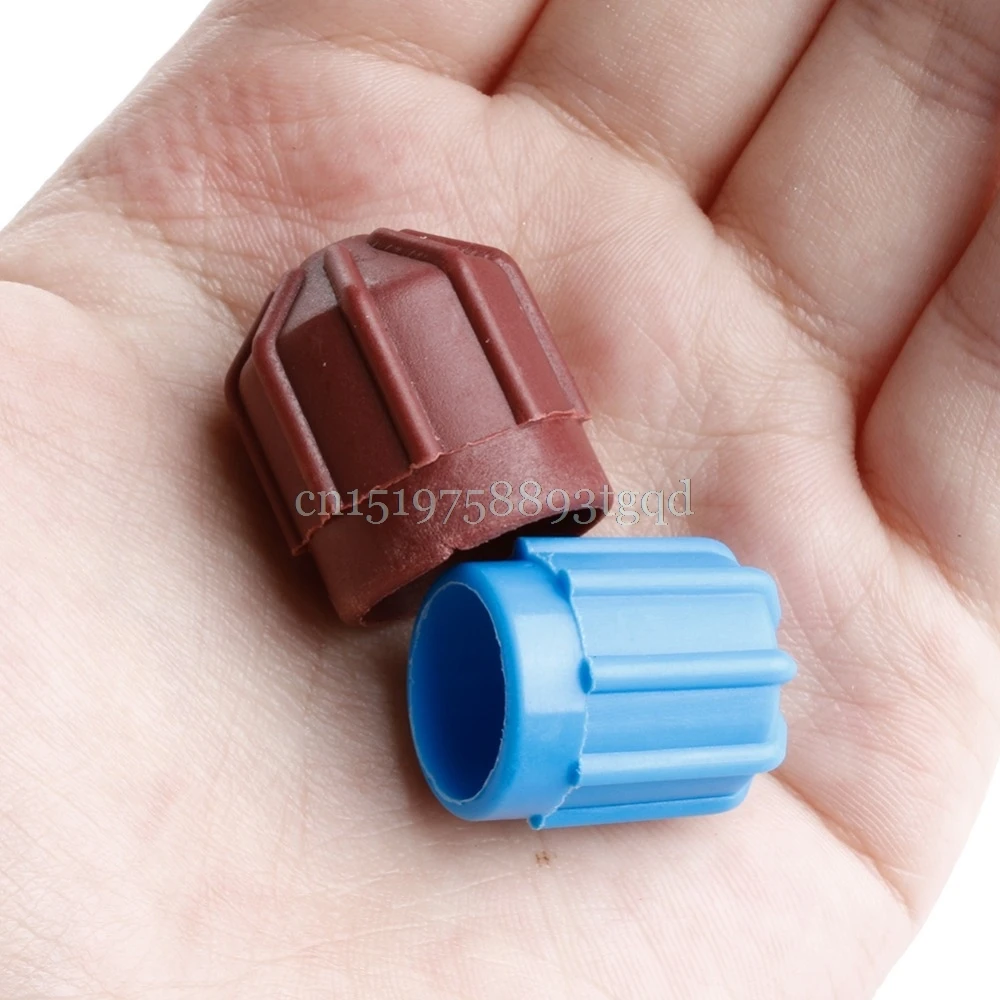 2pcs R134a Auto AC A/C Valve Cap Refrigerant Valve High/Low Voltage