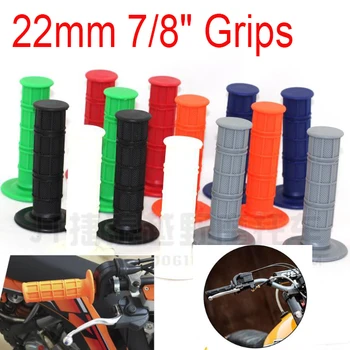 

22mm 7/8" Gel Rubber Handlebar Grips For CRF YZF WRF KXF KLX KTM RMZ Pit Dirt Bike Motocross Motorcycle Enduro MX Offroad