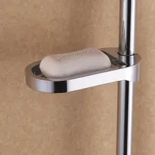 1 шт. Креативный простой стиль АБС хром мыльница экономия пространства для ванной комнаты функциональная мыльница для раздвижного бара мыльница