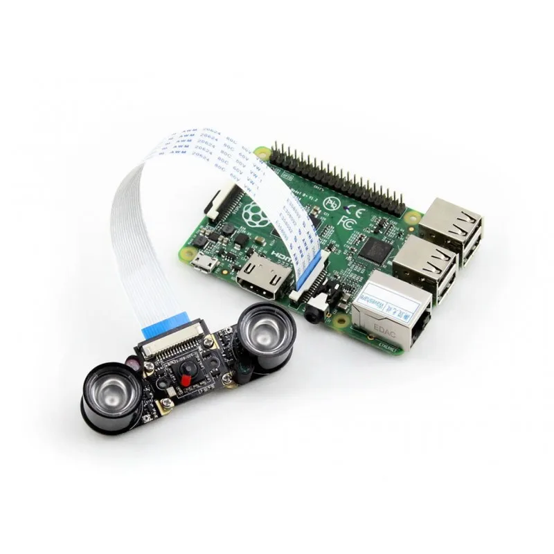 Waveshare Raspberry Pi камера(E) модуль камеры ночного видения для всех версий Raspberry Pi Модель 3 2 B/B+/A