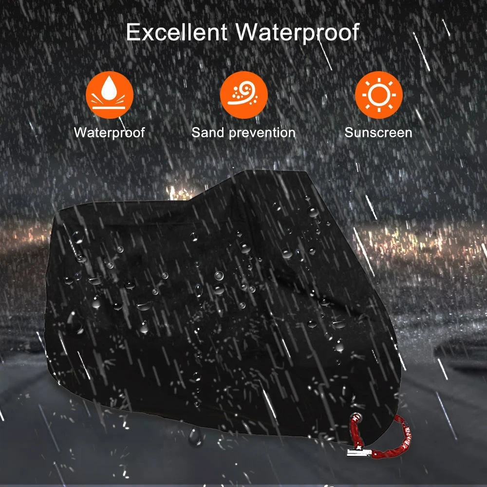Vehemo UV 50+ для ветрозащитного Мотоцикла защитная крышка для мотоцикла Анти-Вор Блокировка отверстие дождевик защита от пыли на открытом воздухе