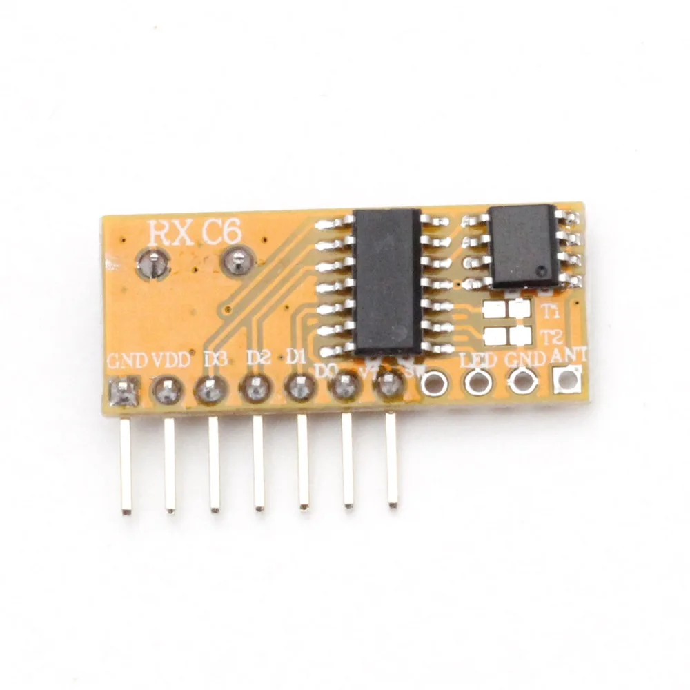 Супергетеродинный беспроводной приемник RXC6 433 МГц PT2262 постоянный код для Arduino/AVR