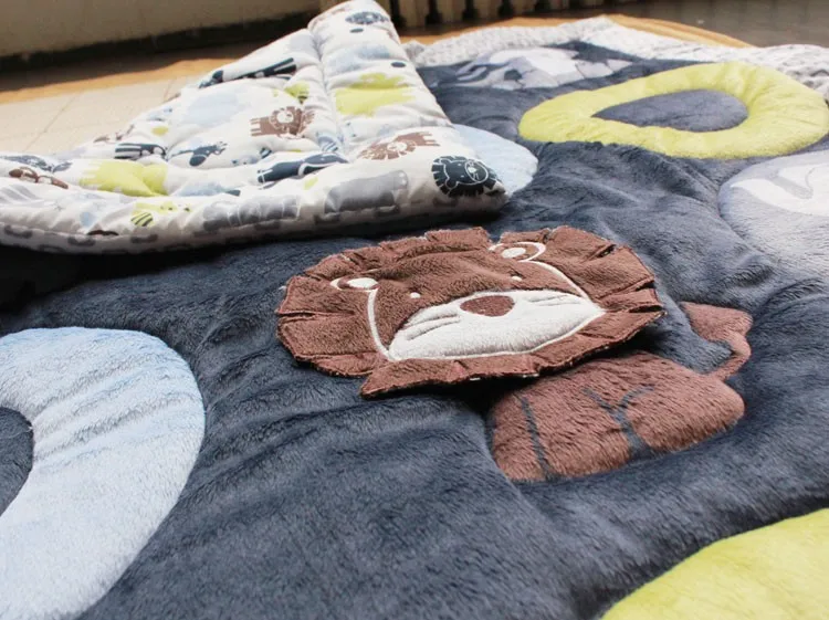 Roupa de Cama do Bebê Conjunto de Cama Berço de Algodão Pára-choques + Duvet + Capa + Saia de Cama Bordado Algodão Berço Pára-choques 4 7 Pçs Kit 9 de cama do bebê pára-choques conjunto de