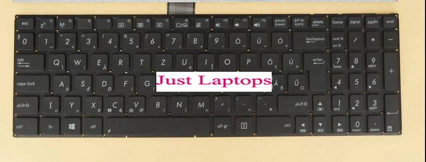 New keyboard for ASUS F550LDV F550LN F550VB F550VC K550CA K550CC K550JD R751L R751LA R751LB R751LN R553LN QWERTZ HUNGARIAN | Компьютеры и