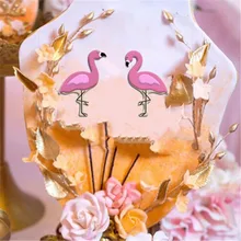 1 пара редких животных торт печенье выпечка печенья Форма 2 формы Фламинго прямые продажи Высокое Украшение Тортов мастикой резак инструменты