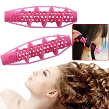 2 шт. новые инструменты для укладки волос уход за волосами натуральные большие Волнистые Локоны бигуди щипцы для завивки инструмент для укладки волос для девушек женские Спиральные бигуди