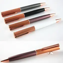 Monte крепление Лидер продаж ручка школы офисная техника розового золота клип Роскошные шариковая ручка для записи/Бизнес ручка
