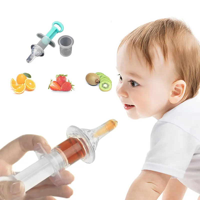 Baby kids smart medicine dispenser Needle Feeder Squeeze Medicine