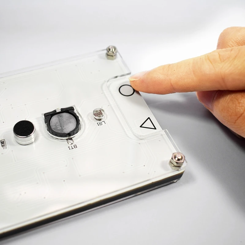 Большие дюймовые радужные цветные цифровые трубки DS3231 часы DIY набор с