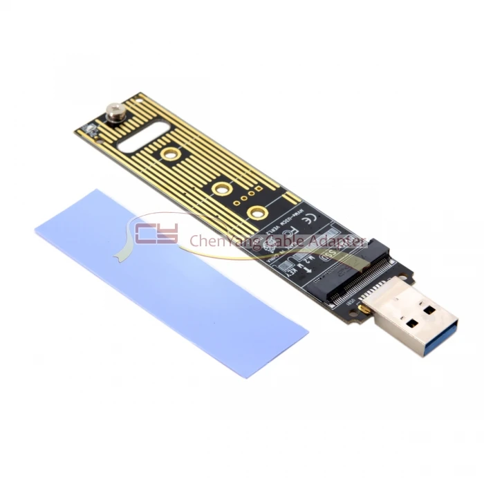 Nvme M-key M.2 NGFF SSD Внешний PCBA к USB 3,0 Conveter адаптер карты памяти флэш-диски типа