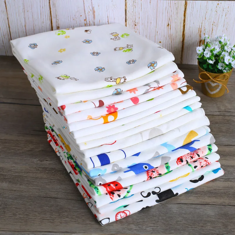 1pc Baby Pure Cotton Blanket Lovely Patterns Swaddle Wrap Stroller Cover Single Layer Blankets |