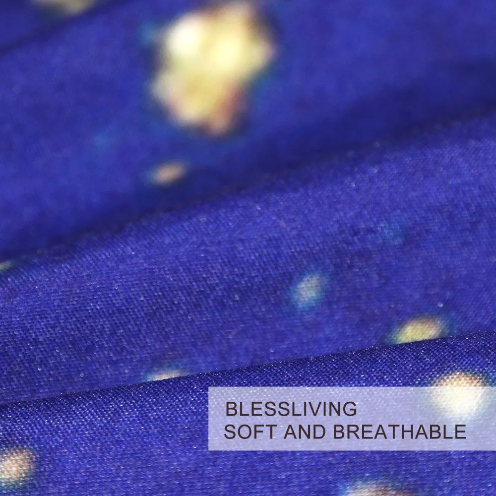 BlessLiving الرخام الفراش مجموعة ملكة الذهبي الأزرق الفيروز غطاء لحاف مجموعة الرمال المتحركة السرير غطاء 3-قطعة حية الفن المفارش