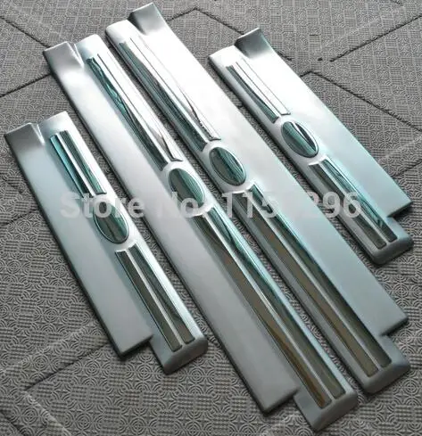 

stainless steel door sill scuff plate covers for Land Rover Discovery 4 2009 2010 2012 2015 2016 car styling auto accessories