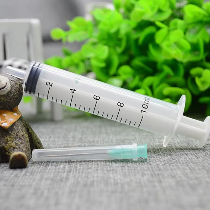 

makeup refillable bottles cosmetic small bottle Sampler Injector empty bottle Disposable Syringe with Hose Dispensing Tool Weld