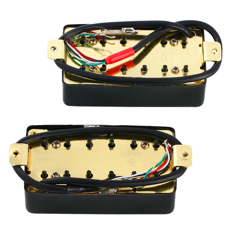 Electric Guitar Pickup Humbucker Pickups Bridge and Neck Set for Guitar Parts Replacement Black