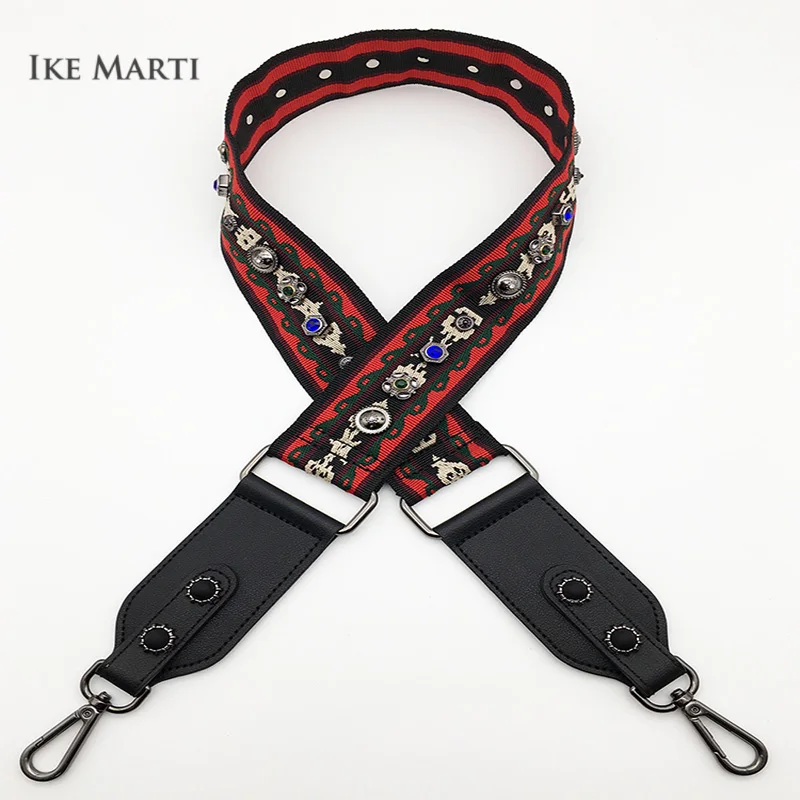 

2018 Fashion Rivet Wide Saddle Bag Strap for Bags Accessories Straps You Female Handbag Straps for Hand Shoulder Bag Long Belt