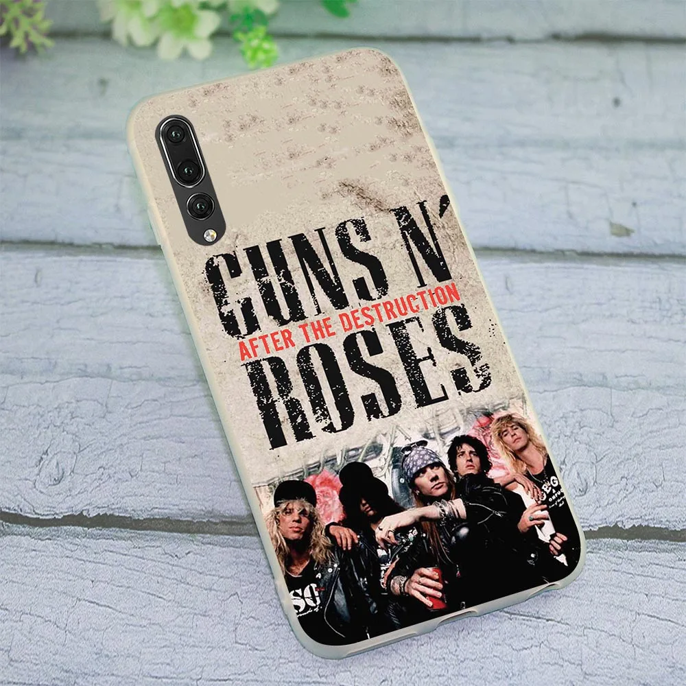 Чехол GUNS N'ROSES Axl для P Smart 2018 чехол Huawei Mate 10 20 P9 Lite обложки P10 P20 Pro P30 Lite|Бамперы| |