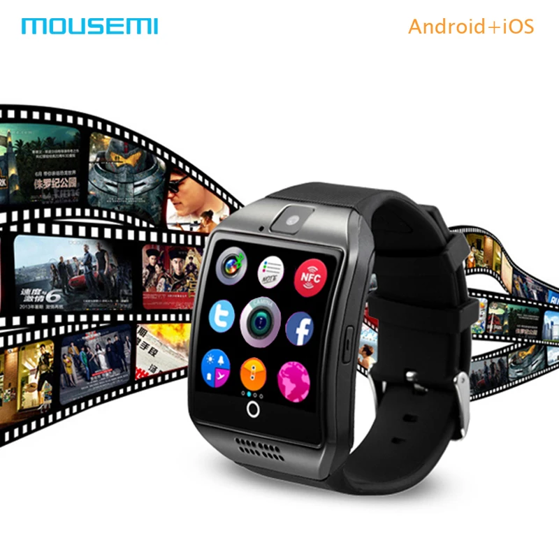 

MOUSEMI Q18 Apros Smart Watch Android/iOS With A Sim Card And Phone Function Smart Watches Bluetooth Phone Connecter Smartwatch