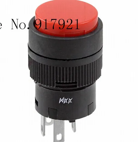 

[ZOB] YB16CKW01-CB imported from Japan nkk luminous waterproof button switch YB-16 short body seal buttons --10pcs/lot