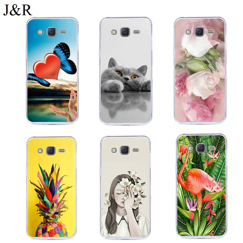 Для Samsung J2 J7 Prime чехол для Galaxy J3 J5 J6 2016 чехлы телефонов мягкий силиконовый милый с