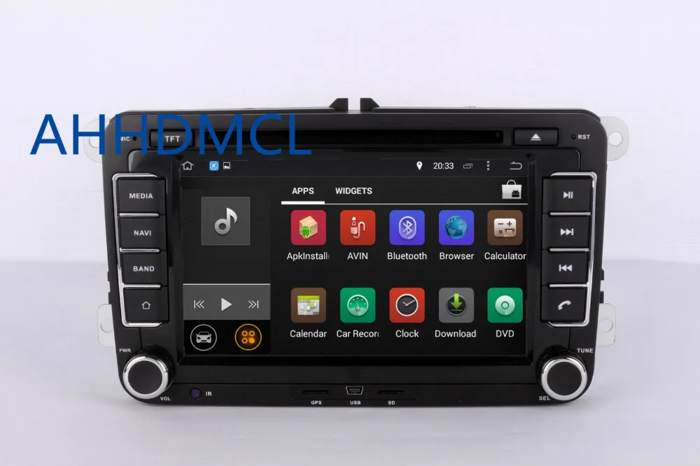 Best AHHDMCL Car Multimedia Player Stereo Radio Audio DVD Android 9.0 GPS Navigation 2G RAM For Universal 1