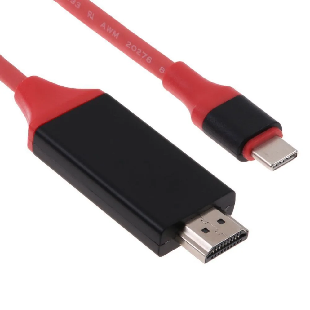 2M type C к HDMI кабель USB 3,1 к HDMI 4K высокоскоростной адаптер Кабели для MacBook Pixel ChromeBook для samsung S8