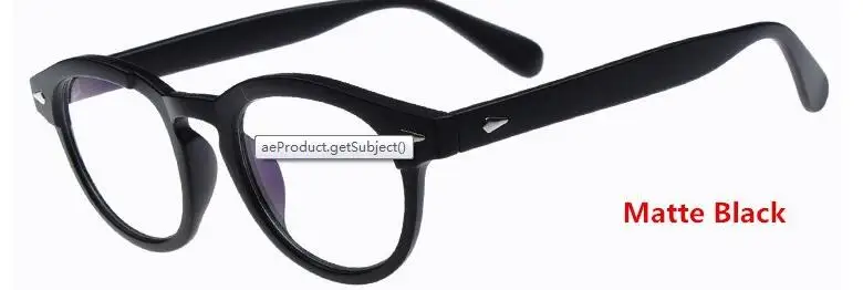 Классические винтажные женские спортивные очки, оправа для глаз для мужчин oculos de grau feminino armacao de oculos - Цвет оправы: A Matte Black
