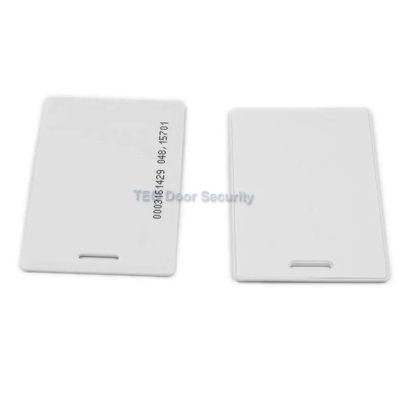 Proximity ID Smart Time Attendance Card RFID Card Tag 1.2mm Thin For Access Control System Door Control Entry Access EM card