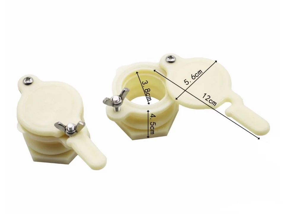 

2pcs Plastic Honey Gate Valve Beekeeping Extractor Bottling Equipment Honey Flow Outlet Mouth Gate