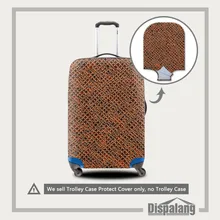 Змеиный принт Толстый эластичный стрейч багажный Защитный чехол для 18-30 дюймов пылезащитный устойчивый к царапинам чехол для чемодана