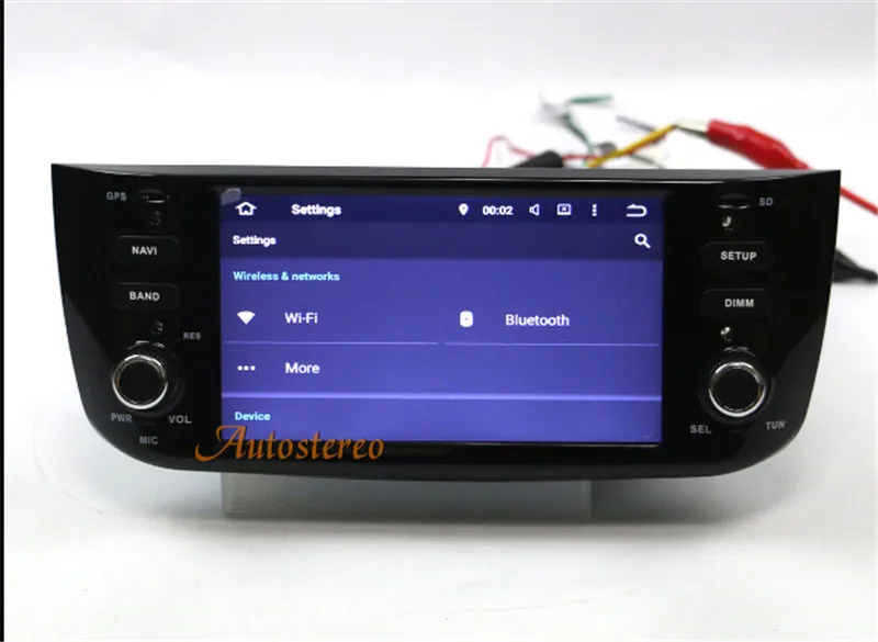 Excellent Android8 4GB+32GB 8 Core Car GPS Navigation No DVD Player Radio Stereo For Fiat Punto 2009-2015 for Linea 2011-2015 Auto Video 6