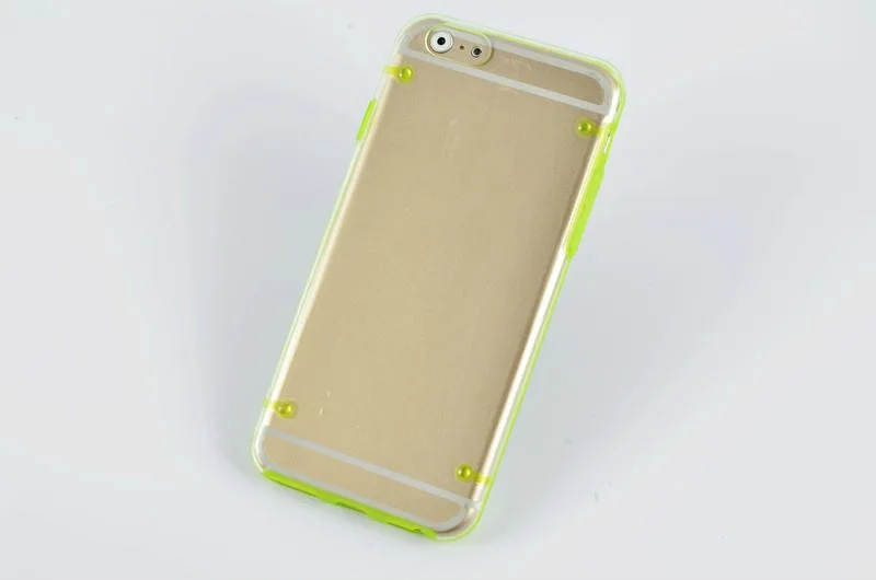 Тпу 10 piece/lot альта Qualidade ультра-дешевый фино Limpar plastico noctilucentes капа пункт для iPhone 6 4 7
