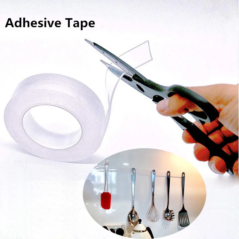 

Multifunctional Double-Sided Adhesive Tape Traceless Washable Removable Tapes Indoor Outdoor Gel Grip Sticker
