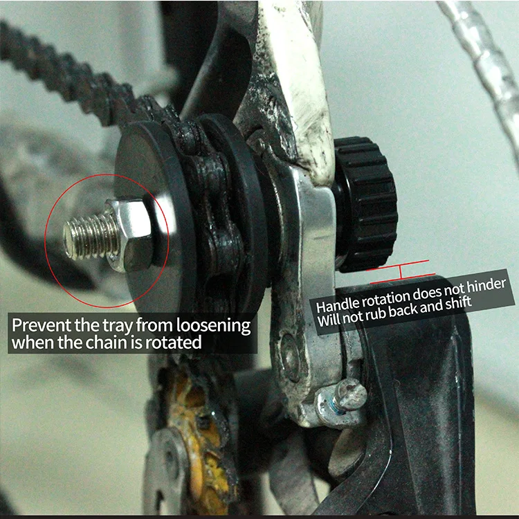 MUQZI держатель для велосипедной цепи с фиксированной передачей, виртуальная омывающая цепь с маховиком, омывающая цепь, опорная цепь для горного велосипеда