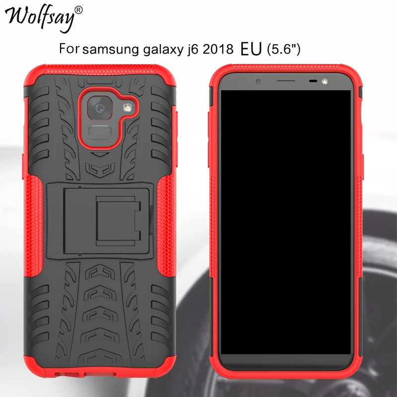 

Wolfsay For Phone Cover Samsung Galaxy J6 2018 Case J600F Anti-knock Silicone Plastic Cover For Samsung Galaxy J6 2018 Coque EU