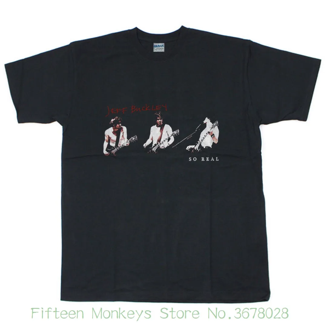 

Women's Tee Vintage 1994 Jeff Buckley So Real Tim Buckley T-shirt Reprint Size S To 2xl T Shirt girl Summer
