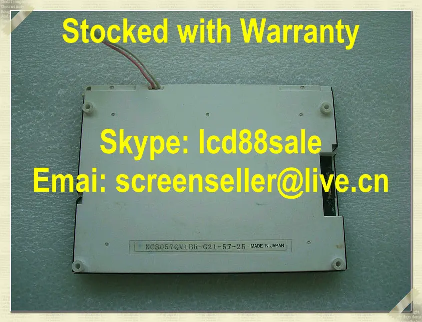 

best price and quality KCS057QV1BR-G21 glass without backlight industrial LCD Display