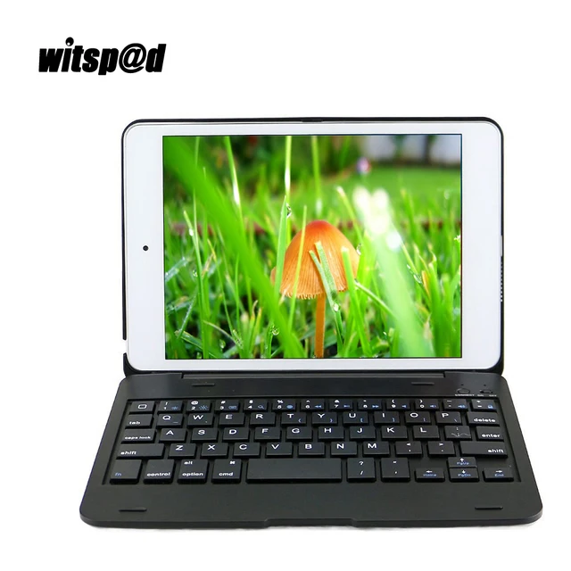 Special Offers Witsp@d Keyboard for iPad Tablet 2017 Wireless keyboard ltra Slim Clamshell Keyboard Case for iPad Mini 4 with 150mAh Batter