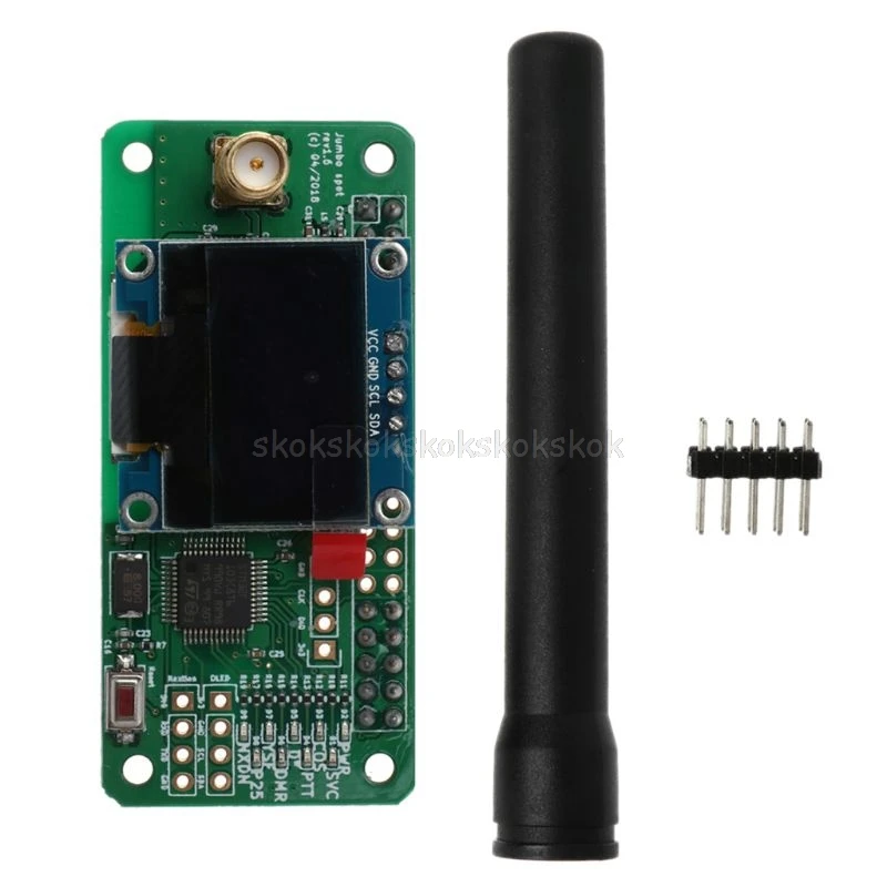 

2018 MMDVM Hotspot Support P25 DMR YSF NXDN For Raspberry Pi + OLED+ Antenna D03 dropship