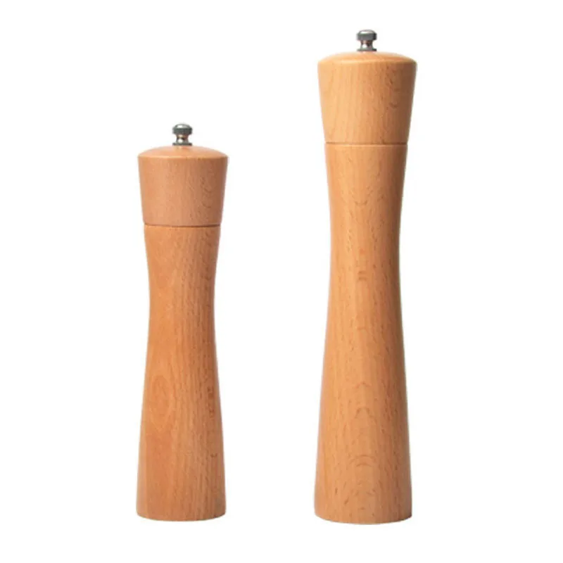 Upors 8 10 Inch Wooden Salt Pepper Mill With Ceramic Manual Upors 8 10 Inch Wooden Salt Pepper Mill