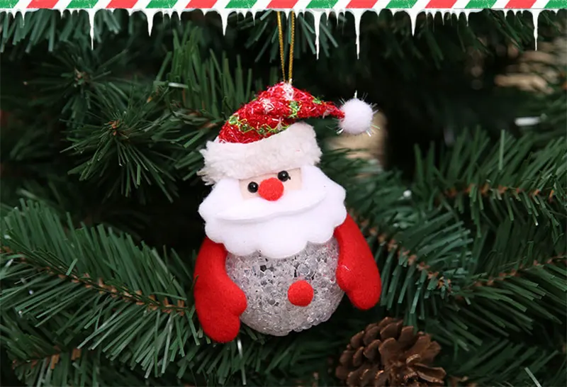 New Year Christmas Decoration for Home accessories Glowing EVA Snowman Nightlight Snowman Christmas Tree gifts Navidad Natal (19)