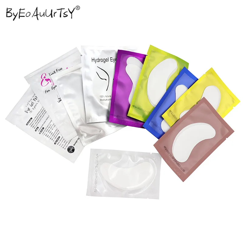 

20 Pairs/Lot Eye Patches For Eyelash Extension Eye Tips Sticker Lint-free Eye Gel Patch Makeup Beauty Tools A