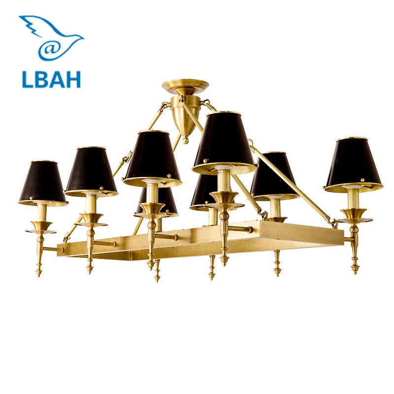 

Droplight contracted sitting room atmosphere copper rectangle pendant lamps and lanterns halls contracted restaurant