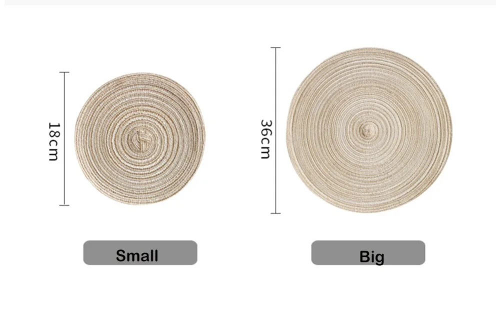 Meijuner коврики японские хлопчатобумажные пряжи горшок изоляционный коврик ручной работы столешница Нескользящая блюдо с горячей резьбой круглый коврик Coaste