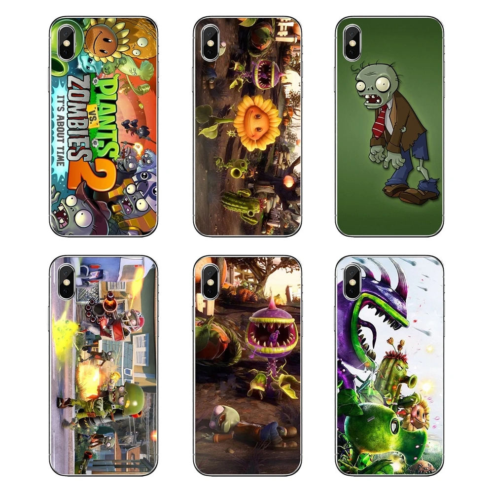 

Popular Game Plants vs Zombies Art For Samsung Galaxy Note 8 9 S9 S10 A8 A9 Star Lite Plus A6S A9S Transparent Soft Cases Covers