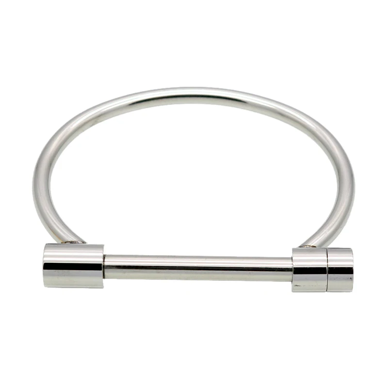 

Fashion Shackle Screw Cuff Bracelet Stainless Steel Bracelets & Bangles Silver