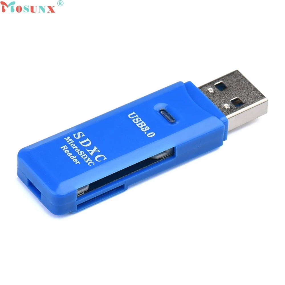 Mosunx Заводская цена 5 Гбит/с супер Скорость Mini USB 3.0 Micro SD/SDXC TF Card Reader адаптер 0216 прямая