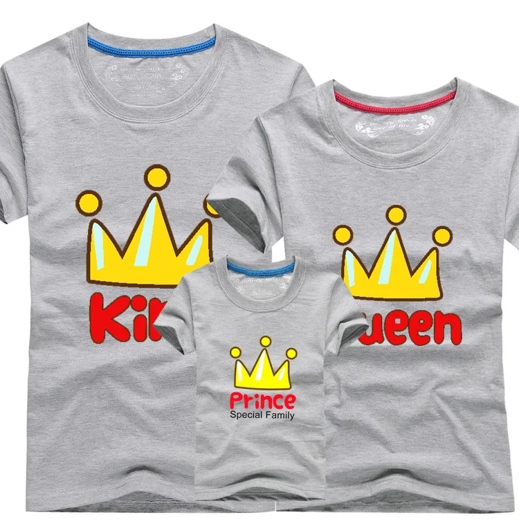 2015 nuevo padres e hijos trajes familia camisetas