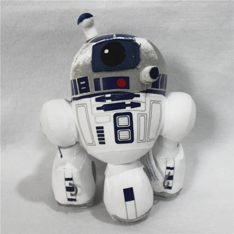 New star Wars Чубакка Дарт Вейдер R2-D2 bb8 bb9 Мягкие плюшевые куклы, игрушки для детей, подарки - Цвет: R2-D2