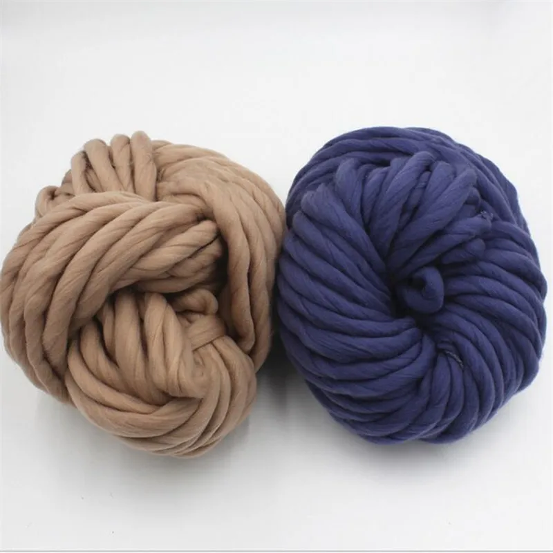 2017 new Hot Sale Super Thick Woolen Chunky Yarn Bulky Roving Big Hand